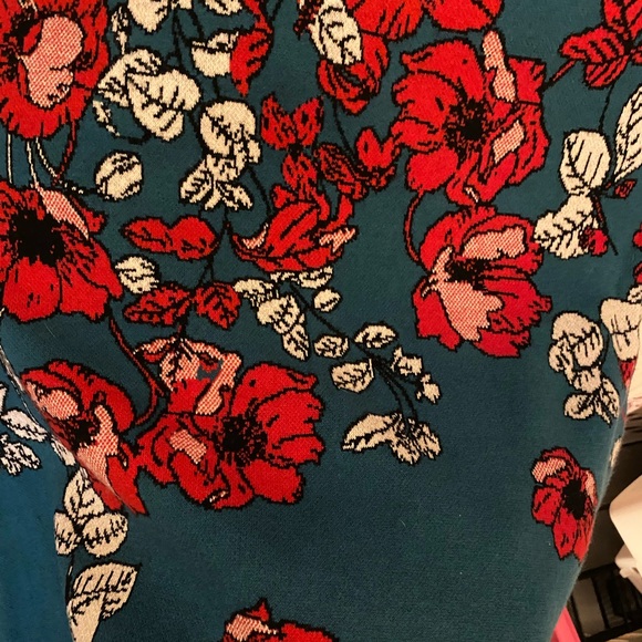 NWOT Anthropologie Maeve Allison Floral Sweater Dress Size XL. - Picture 5 of 5